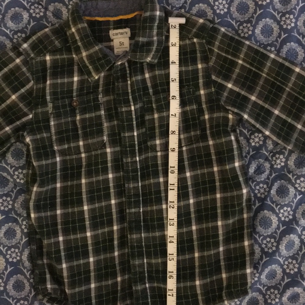 Carter’s 5T Boys Flannel Shirt